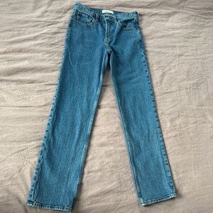 Abercrombie & Fitch Mid Rise 90s Straight Jeans